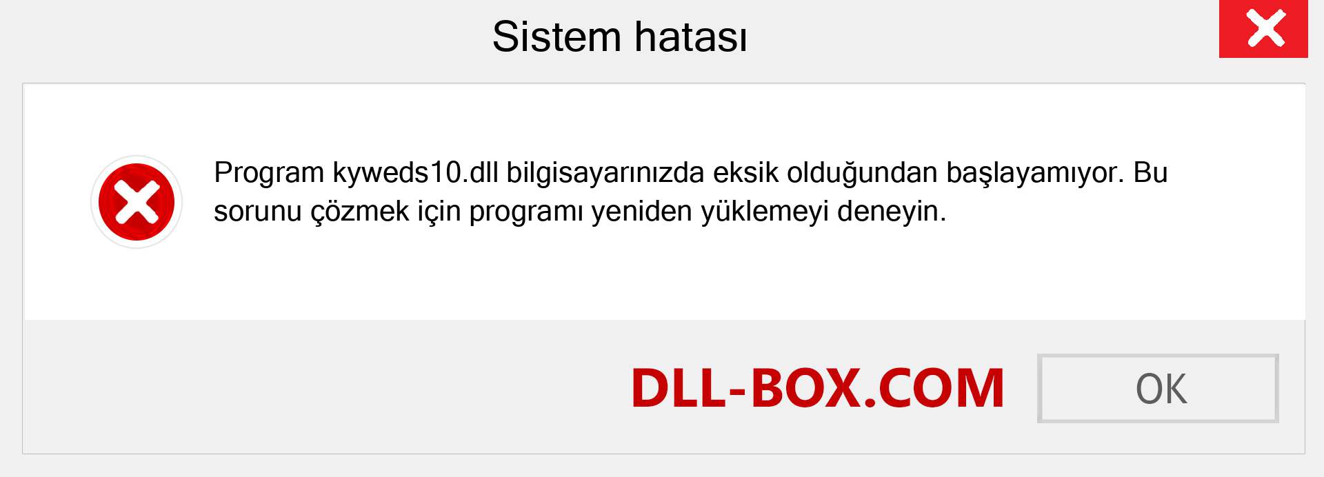 kyweds10.dll dosyası eksik mi? Windows 7, 8, 10 için İndirin - Windows'ta kyweds10 dll Eksik Hatasını Düzeltin, fotoğraflar, resimler